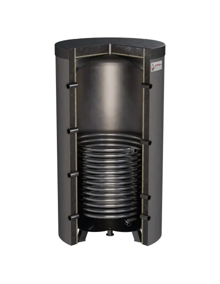Zbiornik buforowy z jedną wężownicą w izolacji zdejmowalnej HeatStore